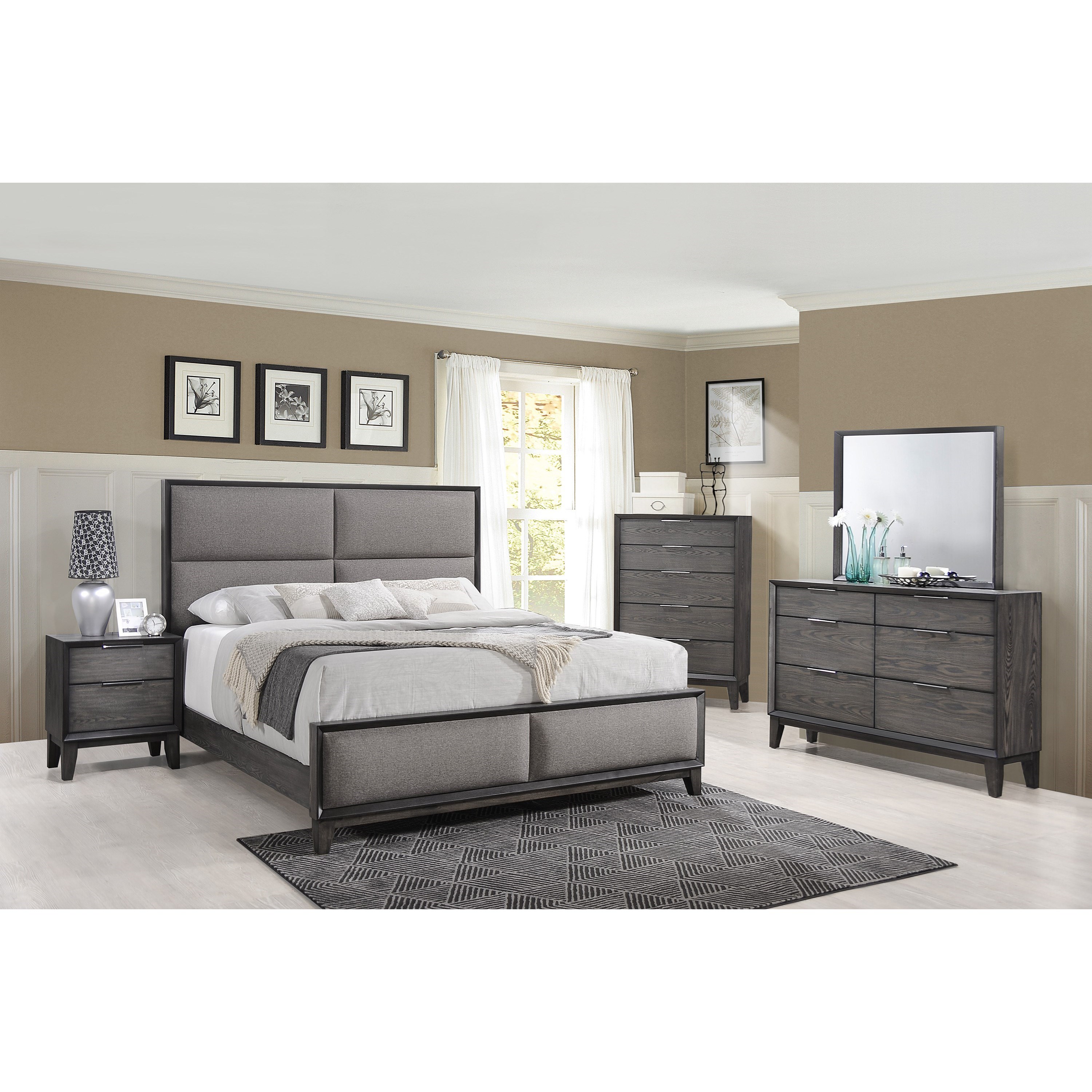 Crown Mark Florian King Bedroom Group Value City Furniture Bedroom